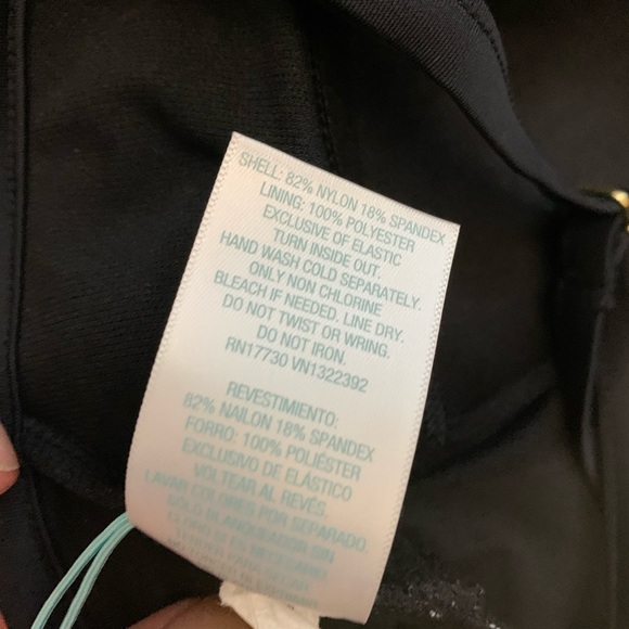 Kona Sol Black Smoked One Piece Swimsuit Small - Picture 7 of 8